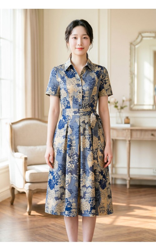 4✮- PBFRY3982 / RY3978 - Knee Dress