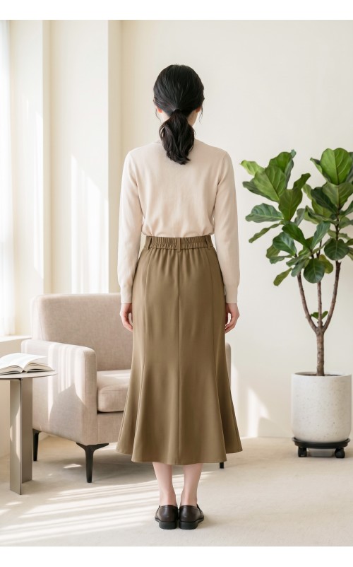 4✮- PBFRY4009 - Midi Skirt