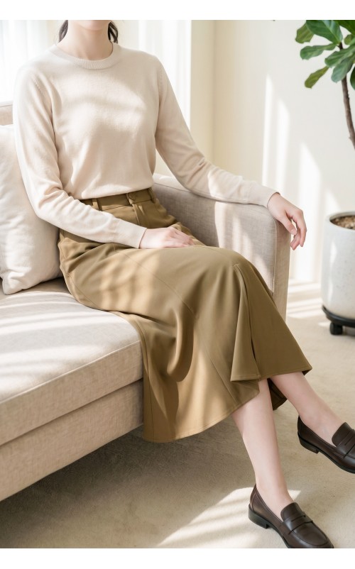 4✮- PBFRY4009 - Midi Skirt