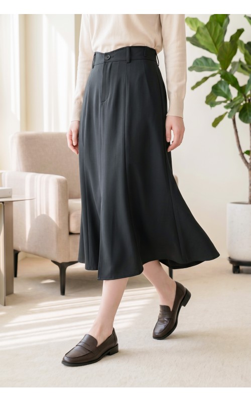 4✮- PBFRY4009 - Midi Skirt