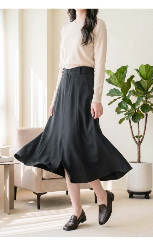 4✮- PBFRY4009 - Midi Skirt