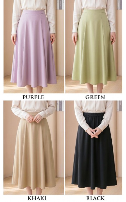 4✮- PBFRY4033 - Midi Skirt