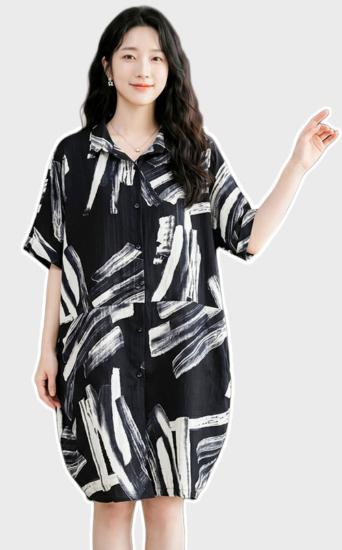 4✮- PBFRY4099 - Oversizes Dress