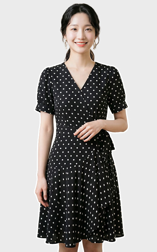 4✮- PBFRY4217 - Knee Dress