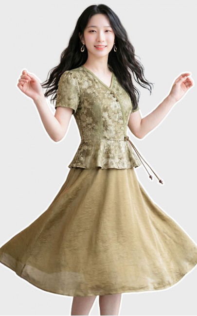 4✮- PBFRY4302 - Midi Dress (Small Cutting)