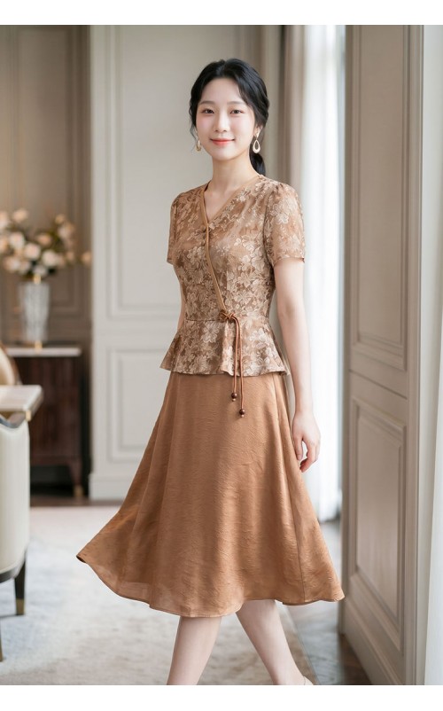 4✮- PBFRY4302 - Midi Dress (Small Cutting)