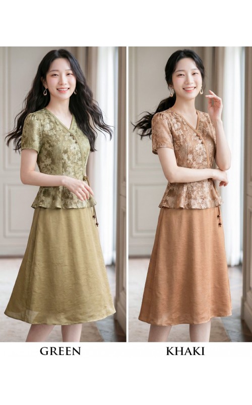 4✮- PBFRY4302 - Midi Dress (Small Cutting)