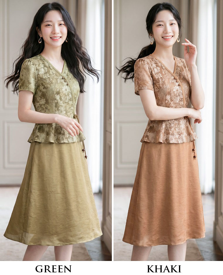 4✮- PBFRY4302 - Midi Dress (Small Cutting)