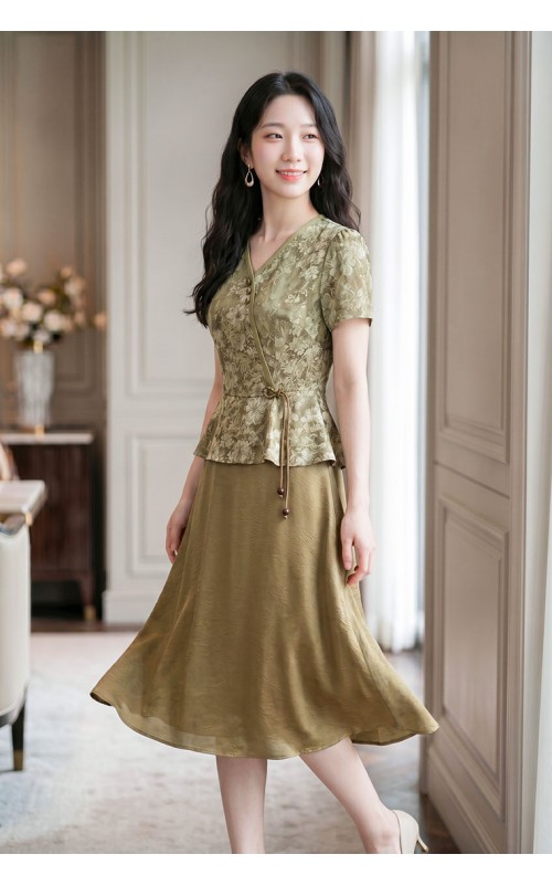 4✮- PBFRY4302 - Midi Dress (Small Cutting)