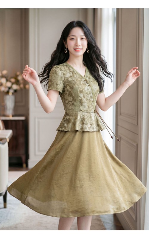 4✮- PBFRY4302 - Midi Dress (Small Cutting)