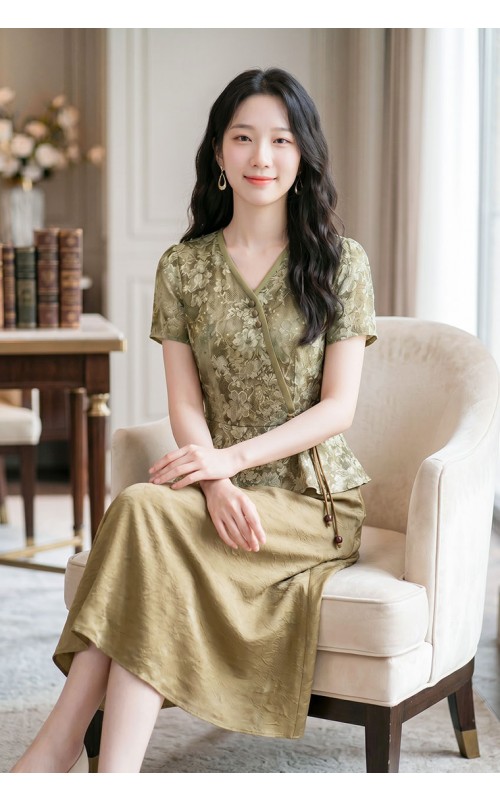 4✮- PBFRY4302 - Midi Dress (Small Cutting)