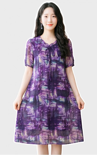 4✮- PBFRY74594 - Knee Dress