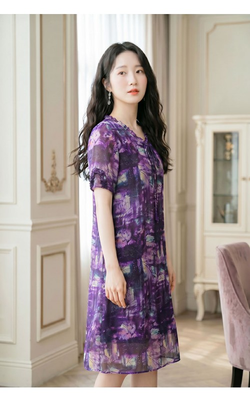 4✮- PBFRY74594 - Knee Dress