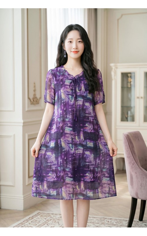 4✮- PBFRY74594 - Knee Dress