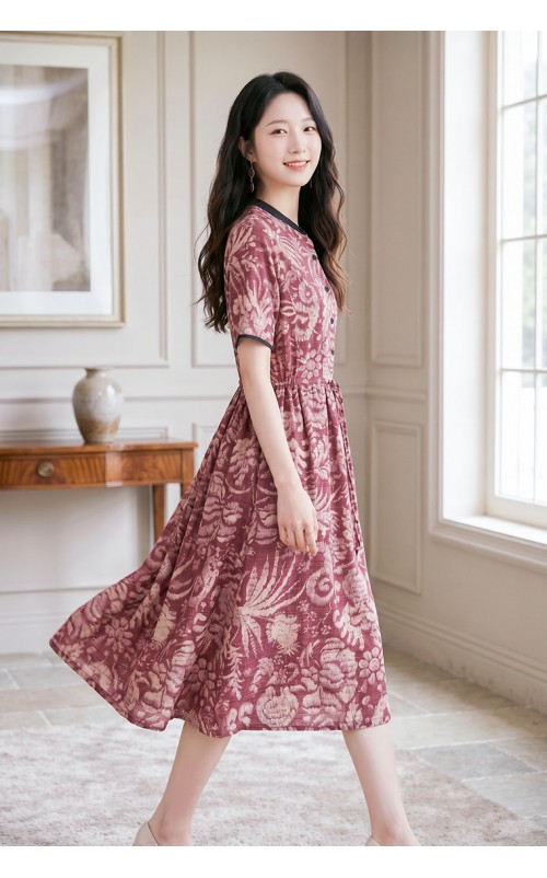 4✮- PBFRY74599 - Midi Dress
