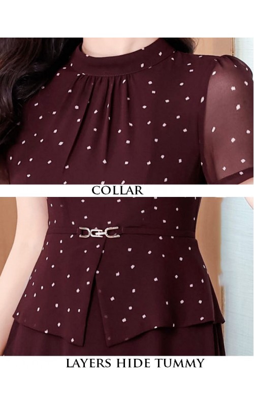 4✮- PBFRY74616 - Midi Dress