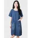 4✮- PBFRY74656  - Denim Dress