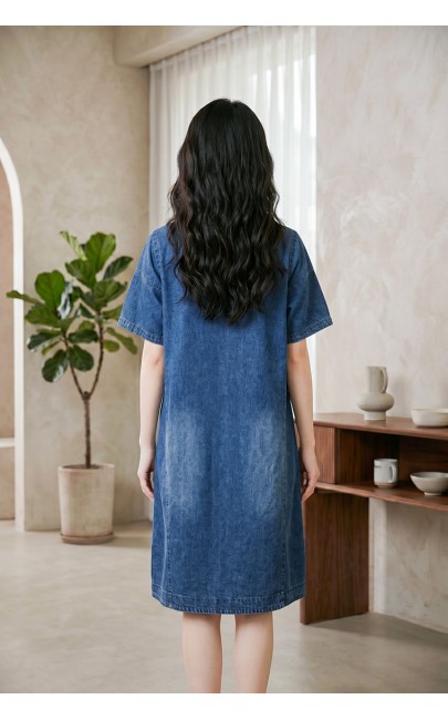 4✮- PBFRY74656  - Denim Dress