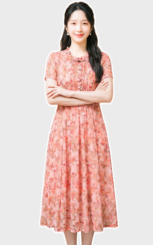 4✮- PCFRY4553 - Midi Dress (Small Cutting)