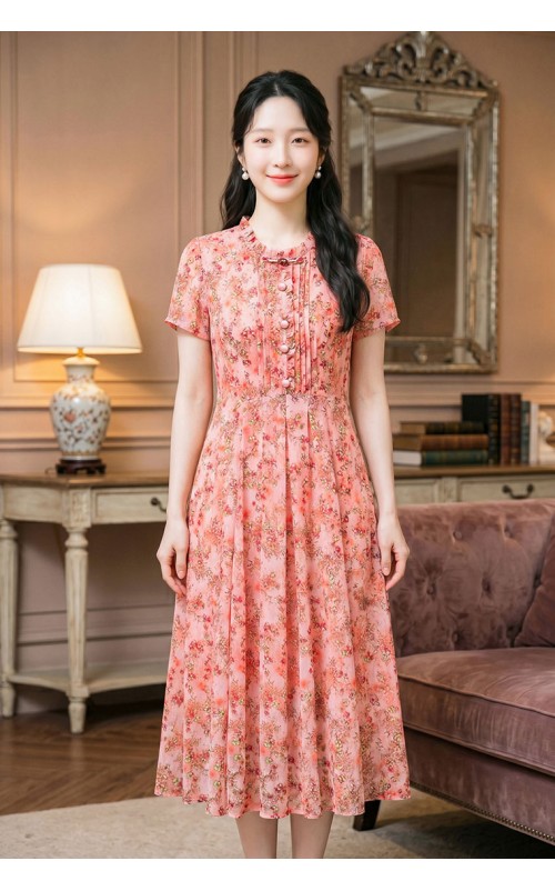 4✮- PCFRY4553 - Midi Dress (Small Cutting)