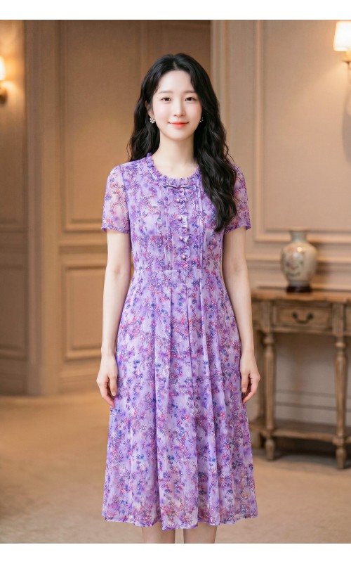 4✮- PCFRY4553 - Midi Dress (Small Cutting)