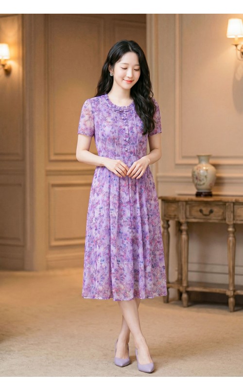 4✮- PCFRY4553 - Midi Dress (Small Cutting)
