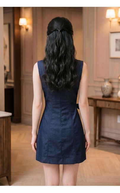 4✮- PCFRY4869 - Denim Mini Dress