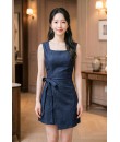 4✮- PCFRY4869 - Denim Mini Dress
