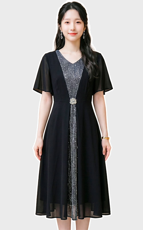 4✮- PCFRY4942 - Midi Dress
