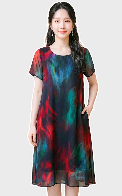 4✮- PCFRY4944 - Knee Dress