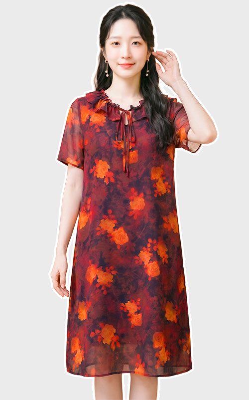 4✮- PCFRY4945 - Knee Dress