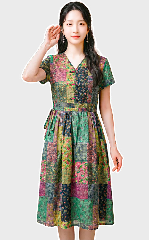 4✮- PCFRY4955 / RY4956 - Midi Dress