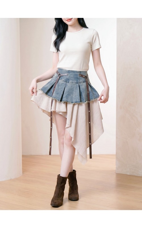 4✮- PDFRY5628 - Denim Skirt 
