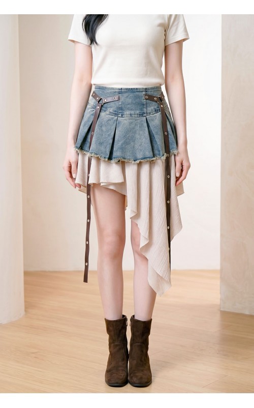 4✮- PDFRY5628 - Denim Skirt 