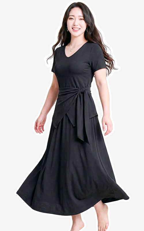 4✮- PDFRY5719 - Midi Dress