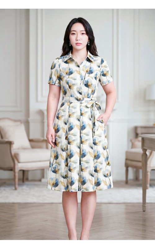 4✮- PDFRY5728 - Knee Dress