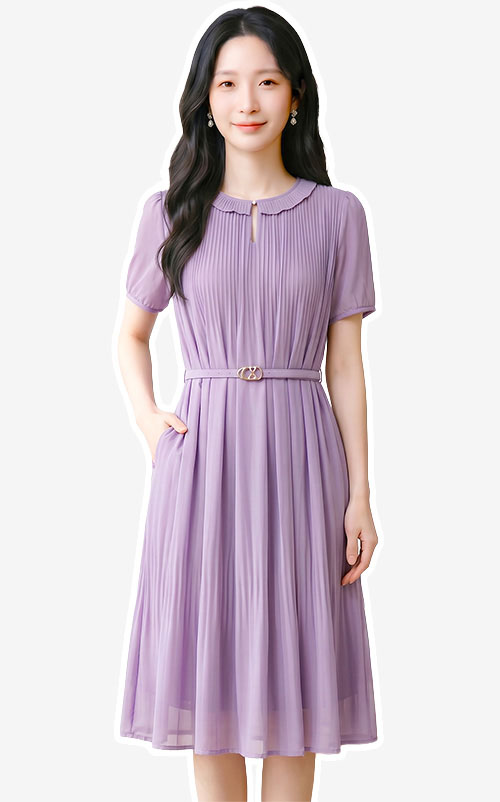 4✮- PDFRY5825 - Knee Dress