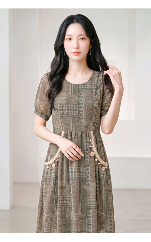 4✮- PDFRY5827 - Knee Dress
