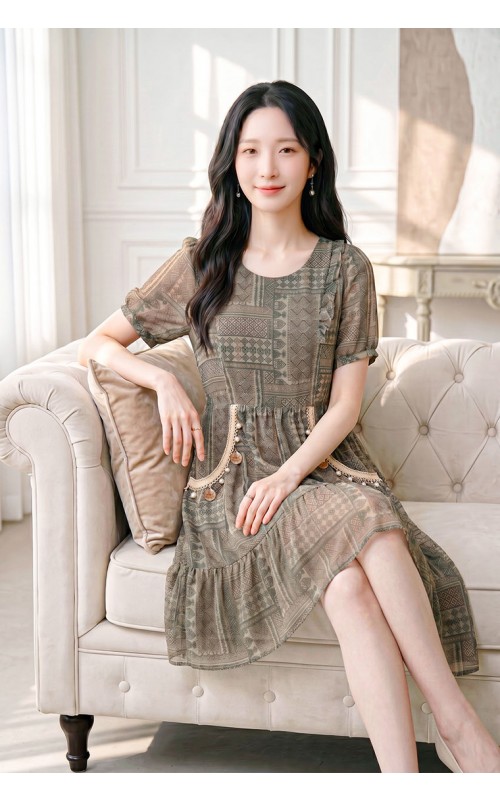 4✮- PDFRY5827 - Knee Dress