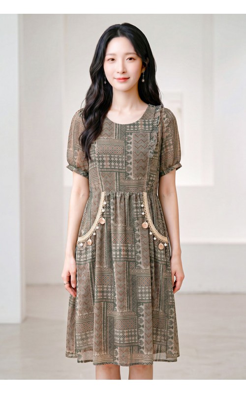 4✮- PDFRY5827 - Knee Dress