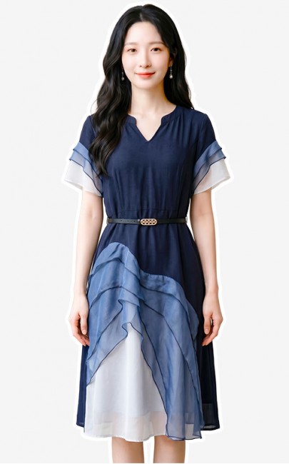 4✮- PDFRY5832 - Knee Dress
