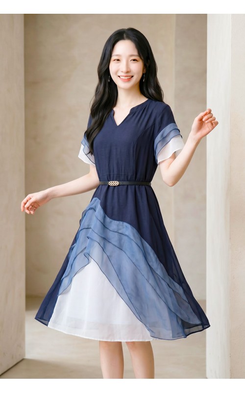 4✮- PDFRY5832 - Knee Dress
