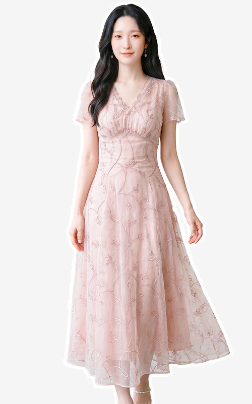 4✮- PDFRY5843 - Midi Dress