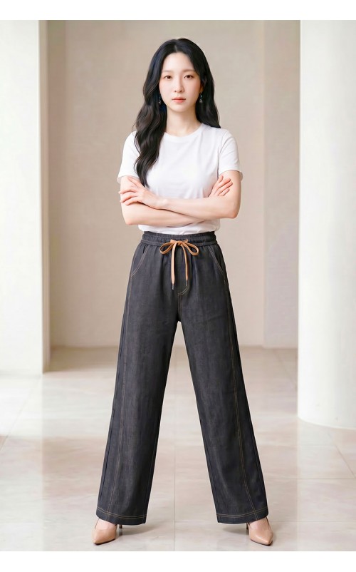 4✮- PDFRY5880 - Denim Pants