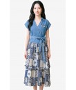4✮- PDFRY5919 - Denim Midi Dress