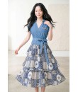 4✮- PDFRY5919 - Denim Midi Dress