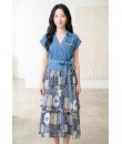 4✮- PDFRY5919 - Denim Midi Dress