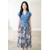 4✮- PDFRY5919 - Denim Midi Dress
