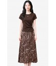 4✮- PDFRY5944 - Midi Dress (Top+Skirt)