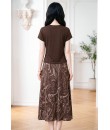 4✮- PDFRY5944 - Midi Dress (Top+Skirt)